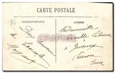 Cancalaise con pequeño sombrero — LL. — Edición A. Leago — Reverso