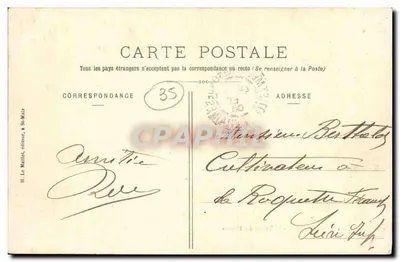 Cancale — Le Triage des Huîtres — HLM, n° 35 — Rückseite