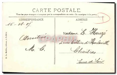 Cancale — Sortowanie ostryg — H. Le Maillo, wydawca, n° 419 — Rewers