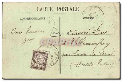 Le Rocher de Cancale — Côte d'Émeraude — G. F. — Collection T. Gatera, S. Malo — Rewers