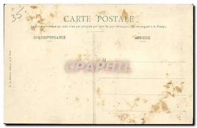 Cancalé - Odpłynięcie karawany — H. La Mallet, wydawca, nr 126 — Rewers