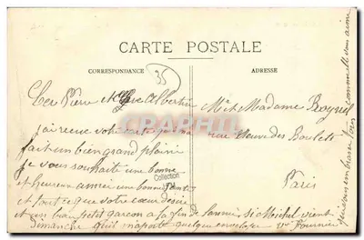 Côte d'Émeraude — Cancale — Le lavage des huîtres — G.F. n°2614 — Verso