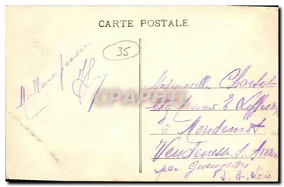 Cancale - Das Verpacken der Austern - G. F. - Edition Guérin, St-Malo (L.-et-V.) — Rückseite