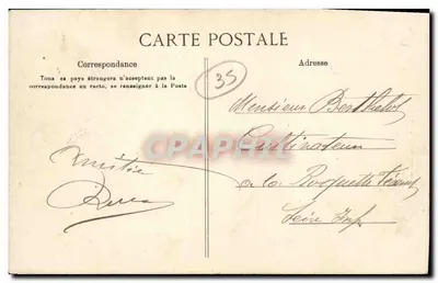 Industries Cancalaises — Le Filet et le Tricot — G. F. — Verso