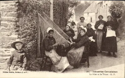 Cancal-Industrien — Das Netz und das Stricken — G. F. — Edition Guérin, St-Malo (I.-et-V.)