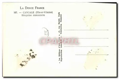 Cancalais — Bisquina cancalaise — Les Éditions d'Art Yvan, Paryż — Rewers