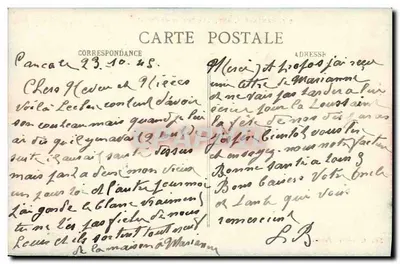 Cancalé (I.-et-V.) — Skalista Cancalé — Wyd. A. Lamire - Rennes — Rewers
