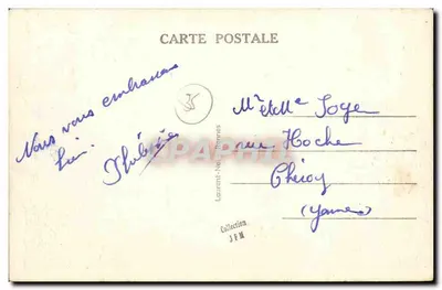 Côte d'Émeraude — Cancale — Ogród morski i skała Cancale — Wydawca: Briz, n° 1104 — Rewers