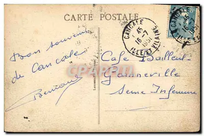 Côte d'Émeraude — Rada Cancale, Fort des Rimains i Rocher de Cancale — Wydawca nieznany, nr 2542 — Rewers
