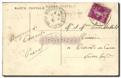 Côte d'Emeraude — Le lavage des Huitres à Cancale — Édition Guérin, Si-Malo, n° 2614 — Verso