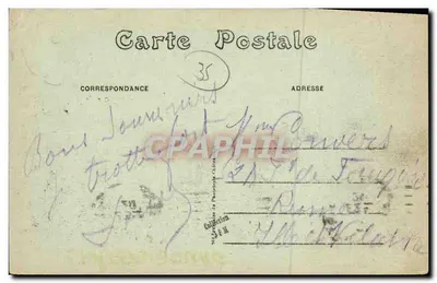 Châteaubourg (I.-&-V.) — widok panoramiczny z drogi Domagné — wydawca Rennes, nr 3168 — Rewers
