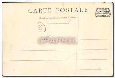 Châteauneuf-d'Ille et Vilaine - A Igreja — A Bretanha Pitoresca, editor A. Wurz, n°822 — Verso