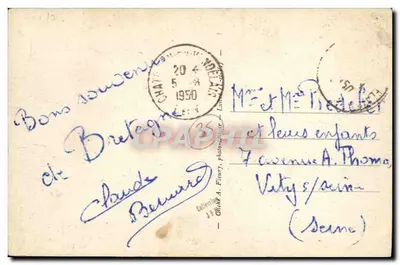 चाटिलॉन-एन-वेंडेले-आइस (आइ-एट-वी.) — रोचर्स के पुल से लिया गया दृश्य — पीछे