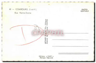 Combourg — Rue Notre-Dame — Wydawnictwo Gaby — Rewers