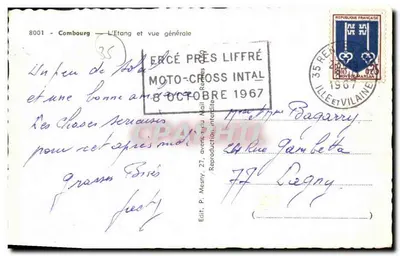 Ercé perto de Liffré — Vista geral do lago — Edit. P. Mesny, Combourg — Verso