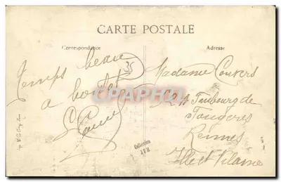 Combourg — Zamek — Wydawca nieznany, nr serii 1 — Rewers