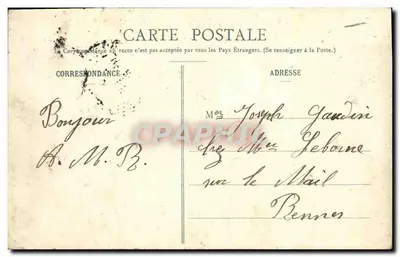 Combourg (Ille-et-Vilaine) — Zamek i Jezioro, ogólny widok — J. Ronzel, Dinan, n°10 — Rewers
