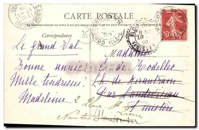 Combourg — Zamek Grand-Val — C. Lusion, n°26 — Rewers
