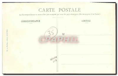 Combourg — Zamek — HLM, nr 162 — Rewers