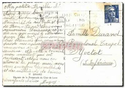 Dinard — widok Promenady Clair de Lune — Rewers