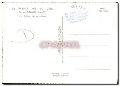 Dinard — La Pointe du Moulinet — Wydawnictwo Gaby — Rewers