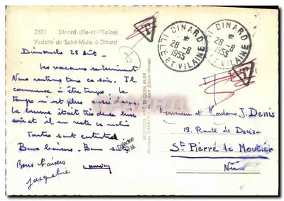 Vedetta z Saint-Malo do Dinard — Wydawnictwo Artiques Flop, nr 19 — Rewers