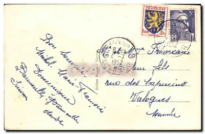 Dinard — Molo de Moulinet — Wybrzeże Emeraude — Wydawnictwo Ménay nr 1394 — Rewers