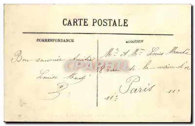 Dinard — Ogólny widok plaży z wieży hotelu Crystal — LL. — Rewers