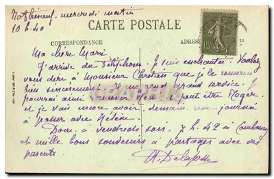 Dinard — Widok z Vicomté na Anse du Prieuré — LL, n°102 — Rewers