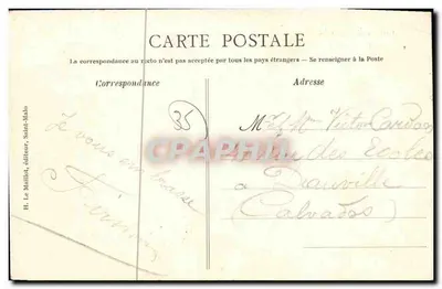 Zatoka Prieuré — Dinard — Hotel Bellevue i restauracja — HLM, nr 293 — Rewers