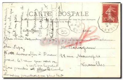 Dinard, Malouine, Pointe du Grouin — Bretagne — wydawca Illé-et-Vilaine, nr 137 — Rewers