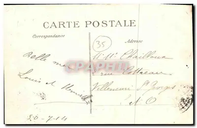 Dinard — Hotel Royal e Grand Casino — Côte d'Émeraude — Verso