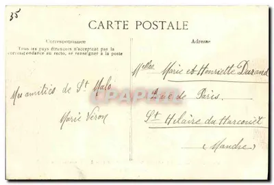 La Vicomté-en-Dinard — Der Chemin de Ronde — Côte d'Émeraude — Rückseite
