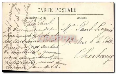 Dinard — Brindejonc des Moulinais w locie — LL. — Rewers