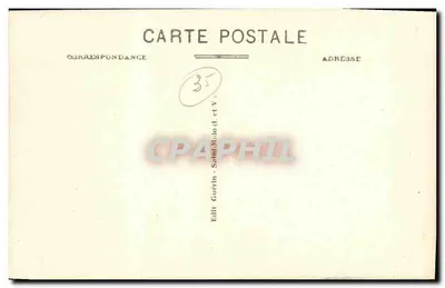 Dinard - A Baía do Priorado — Costa de Esmeralda, n°928, editor Guérin — Verso