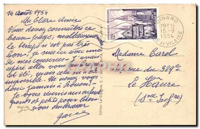 Dinard (Il.-et-V.) — Plaża Ecluse — Wydawnictwo Francuskie nr 731 — Rewers