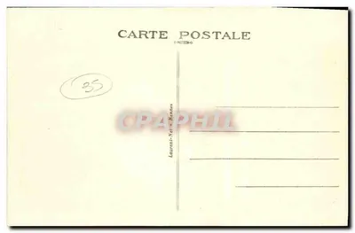 Dinard — Costa de Esmeralda, a Praia da Ecluse e a Piscina — série 1634, editor Laurent-Nel - Rennes — Verso