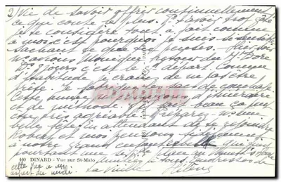 Dinard — Widok na St-Malo — Kąpielisko — Rewers