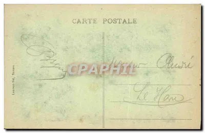 Côte d'Émeraude — Widok z Dinard-la-Vicomté z Saint-Malo w oddali — Wydawca: Laurent-Nel, Rennes — Rewers