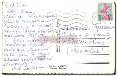 Dol de Bretagne — Vista geral, Catedral, Portal, Prefeitura, Grande Rua — Edições Gaby — Verso