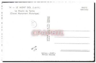 Il Mulino del Tertre — Mont Dol (Loire-Atlantique) — Edizioni Gaby — Verso