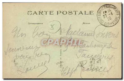 Dol-de-Bretagne — Le Mont Dol, statue de Notre-Dame d'Espérance — Coll. Sonne, Librairie, Dol-de-Bretagne — Verso