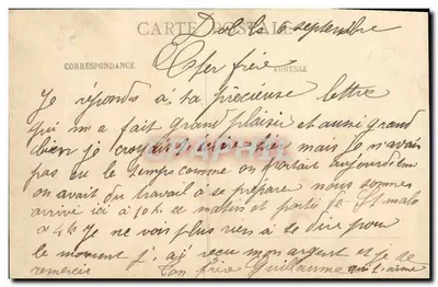 Katedra w Dol-de-Bretagne — Południowy Bok — H.G. wydawca — Rewers