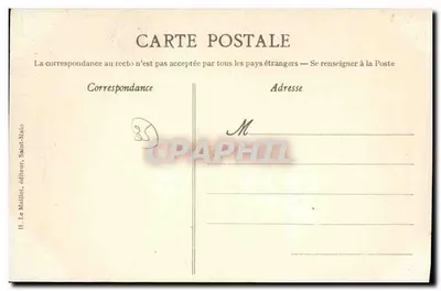 Küste von Émeraude — Wäschebecken von Dol-de-Bretagne, Route nach St-Malo — HLM, Nr. 1295 — Rückseite