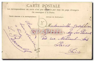 Dol-de-Bretagne — O Ponte do Arcebispo — editor ILM, n° 645 — Verso