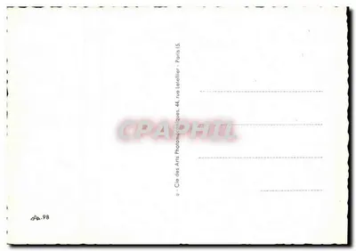 Fougères — Castelo e cidade — Cie des Arts Photographiques, 44, rue Letellier, Paris 15e — Verso