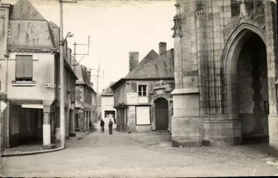 La Guerche-de-Bretagne — Rue du Cheval-Blanc — Os Velhos Porches — Photo Désert