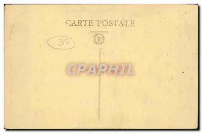 Fougères — Monumento aos Mortos (2° motivo) — n° 35 — Verso