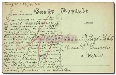 Fougères (Il.&-V.) — A Place do Teatro — A. Lamiré, Rennes — Verso