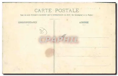La fábrica CORDIER - FOUGÈRES — edición G. P., cliché A. Fleury, fot. Luitré, I.-et-V. — Reverso
